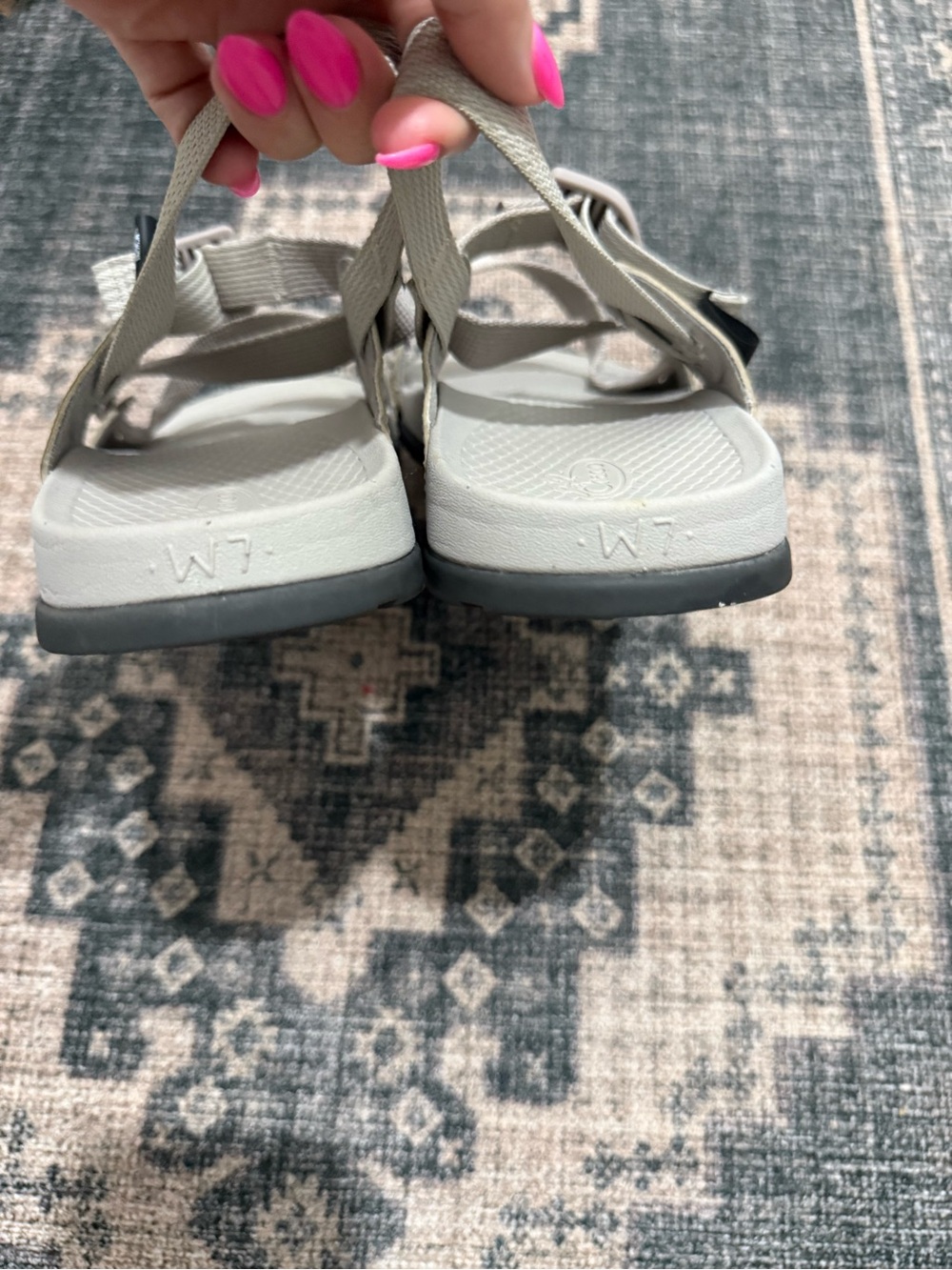 Chaco Lowdown Sport Sandals Pale Gray Size 7 * - Picture 4 of 12